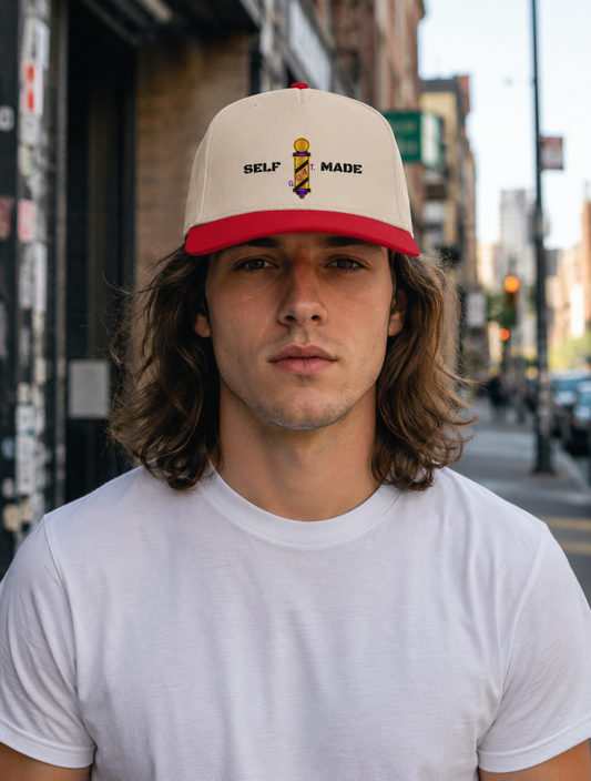 Luxury Self Made custom baseball hat (red)