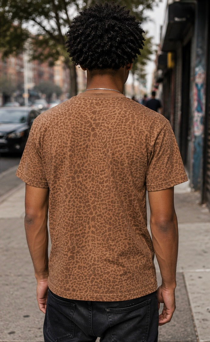 Luxury Girls Love Barbers leopard T shirt