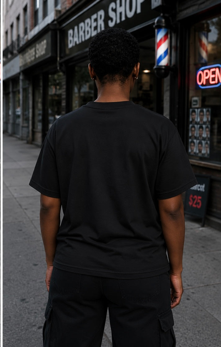 Luxury True Barber T shirt (black)