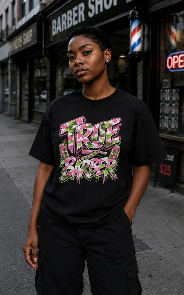 Luxury True Barber T shirt (black)