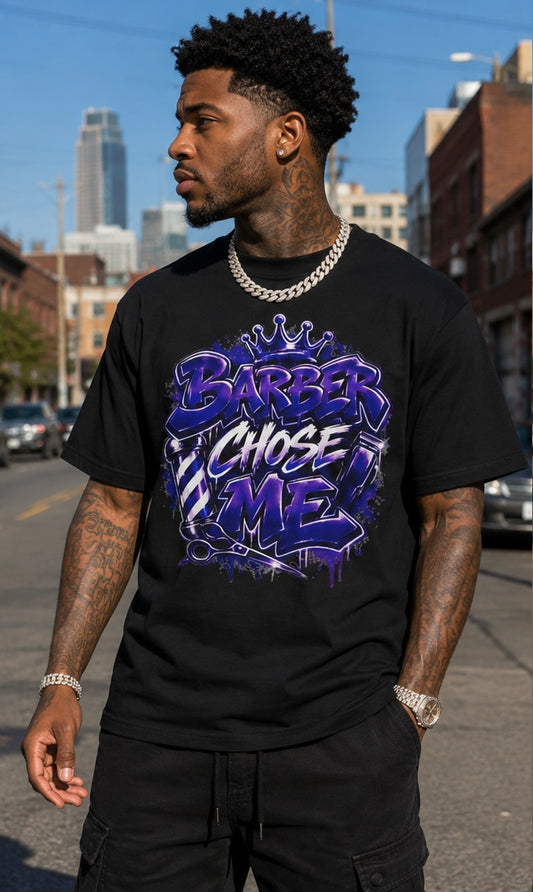 Luxury Barber chose me T shirt (black)