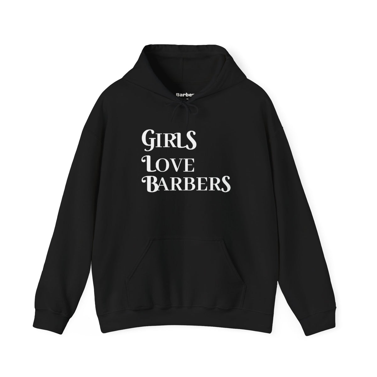 Luxury Girls Love Barbers hoodie black