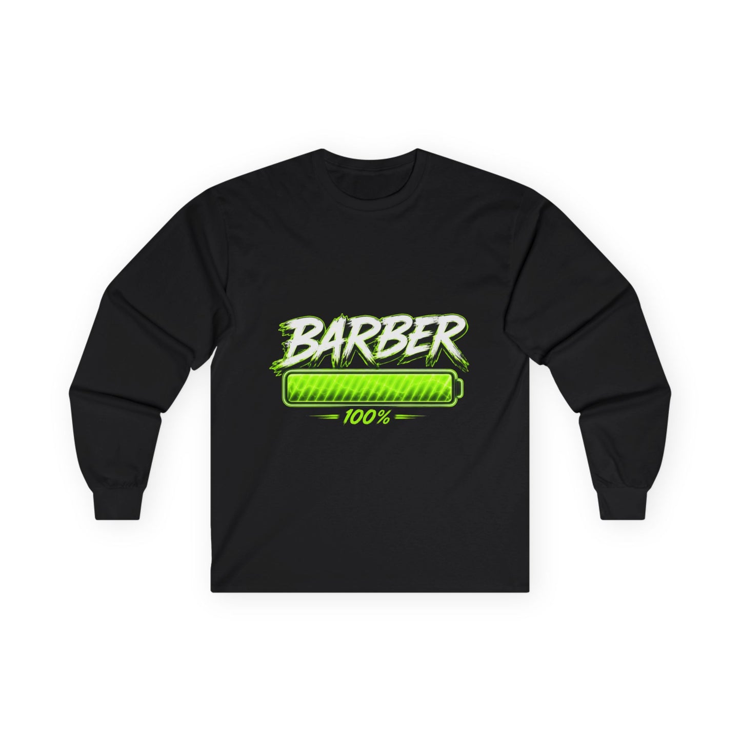 Luxury Barber charge long sleeve T shirt (black)